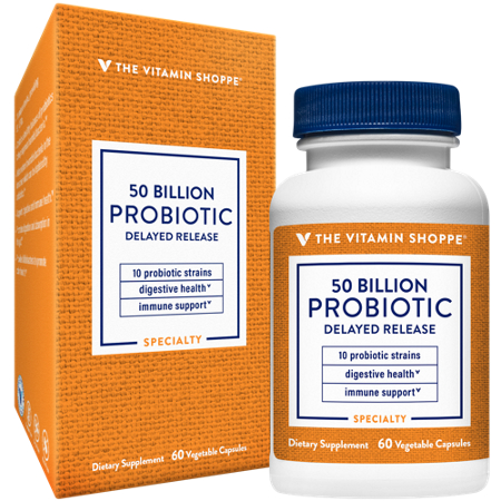 The Vitamin Shoppe 50 Billion Probiotic Delayed Release bottle front