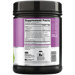 Supplement Facts label for Amino Energy Concord Grape