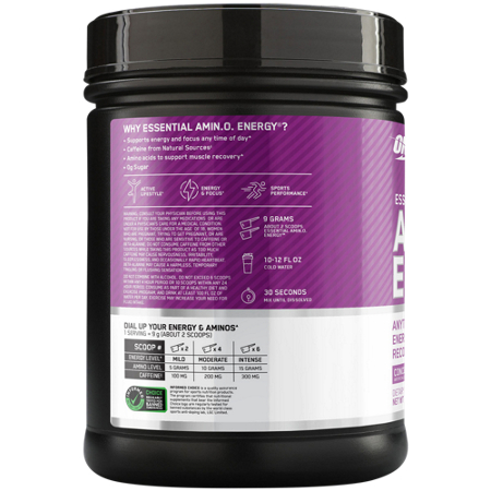 Optimum Nutrition ESSENTIAL AMINO ENERGY Concord Grape view 4