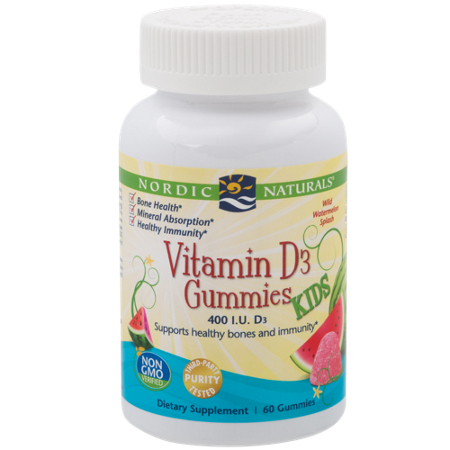Nordic Naturals Kids Vitamin D3 Gummies bottle front