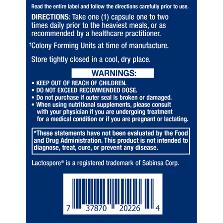 Directions for Life Extension Enhanced Super Digestive Enzymes with Probiotics