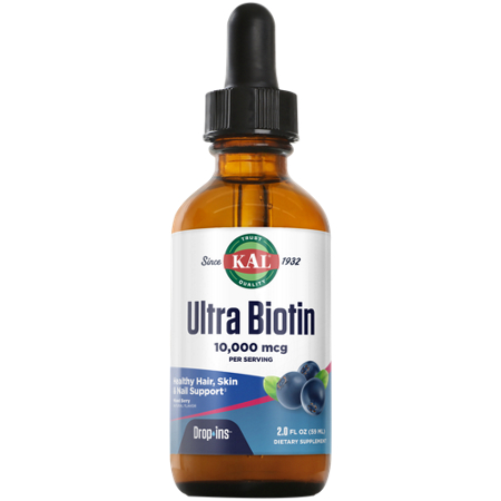 KAL Ultra Biotin for Hair Skin and Nails drop-ins front