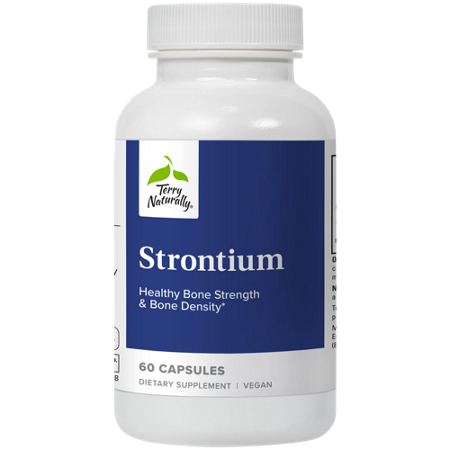 Terry Naturally Strontium Healthy Bone Strength capsules bottle front