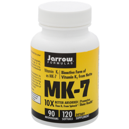 Jarrow Formulas Vitamin MK-7 softgels 90 MCG bottle front
