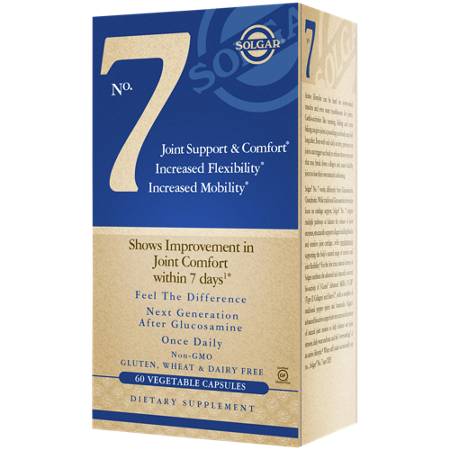 Solgar No 7 Joint Support Vegetable Capsules box front