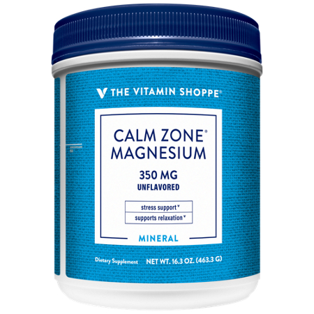 The Vitamin Shoppe Calm Zone Magnesium Powder container view
