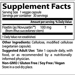 Supplement Facts label for Doctors Best Fisetin with Novestin Capsules 100 MG