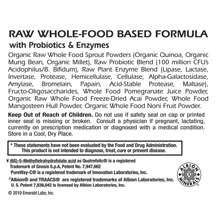 Directions for Emerald Labs CoEnzymated Men's Daily Multivitamin