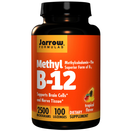 Jarrow Formulas Methyl Vitamin B12 2500 MCG tablet bottle front