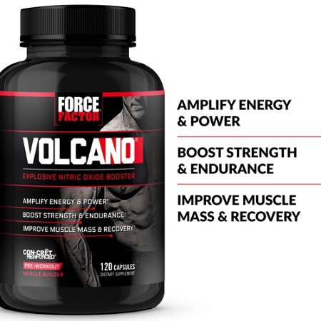 Force Factor VolcaNO Explosive Nitric Oxide Booster bottle view 5