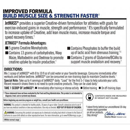 GAT Sport JetMass Creatine System Tropical Ice Directions