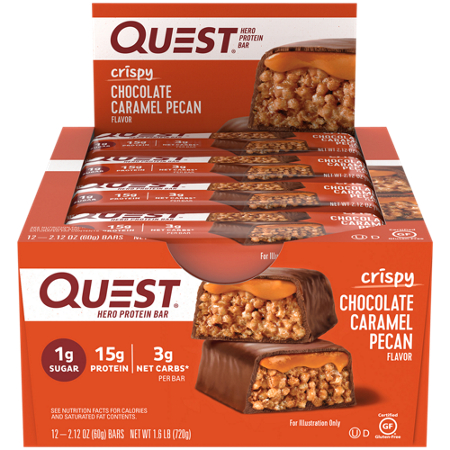 Quest Hero Protein Bar Chocolate Caramel Pecan alternate view 2