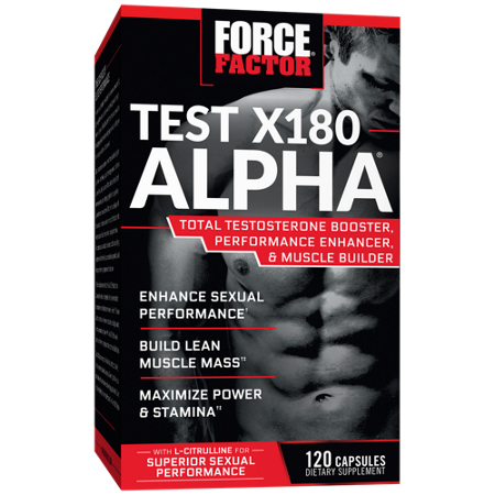 Force Factor Test X180 Alpha box front