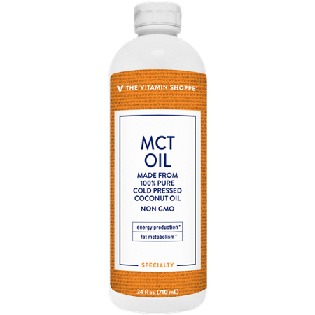 The Vitamin Shoppe MCT Oil bottle front