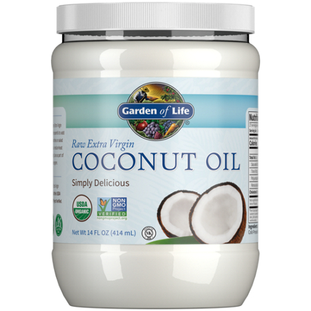 Garden of Life Raw Organic Extra Virgin Coconut Oil jar front