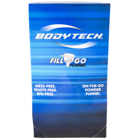 BodyTech Fill-N-Go Powder Funnel with Cap Small Blue alternate view 2