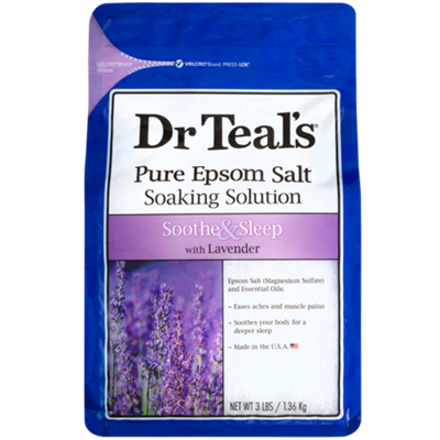 Pure Epsom Salt Soaking Solution - Lavender