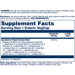 Supplement Facts label for Solaray Mycrobiome Weight Formula Probiotic