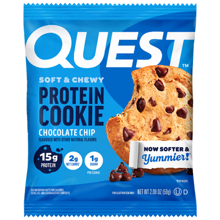 Quest Soft & Chewy Protein Cookie Chocolate Chip view 4