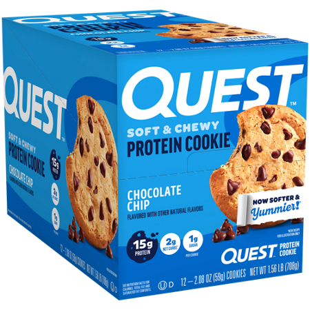 Quest Soft & Chewy Protein Cookie Chocolate Chip box view 5
