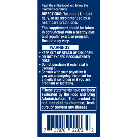 Directions for Life Extension AMPK Metabolic Activator 30 Vegetarian Tablets