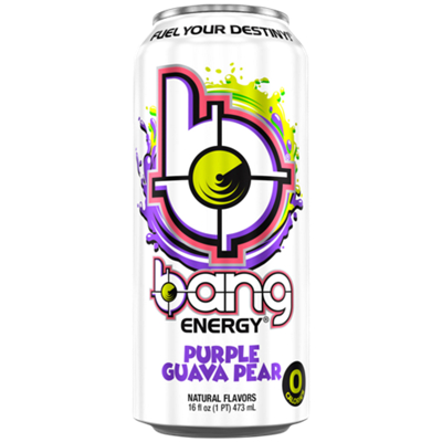 Bang Energy Drink with CoQ10 & Creatine Purple Guava Pear (12 Drinks