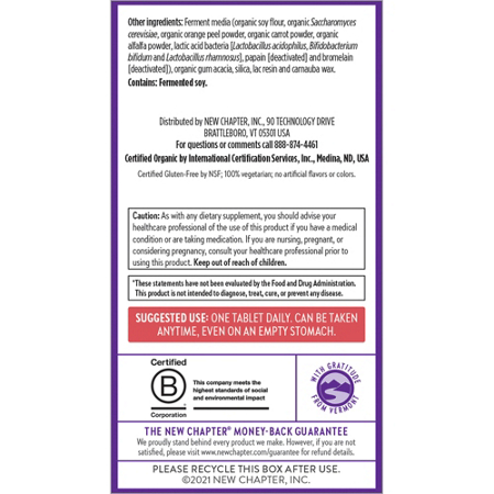 Directions for Women's 55+ Multivitamin, New Chapter