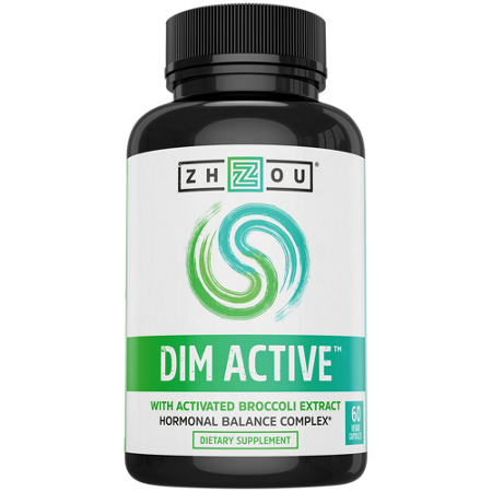 Zhou Nutrition DIM Active with Activated Broccoli Extract bottle front