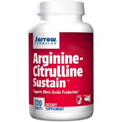 Arginine-Citrulline Sustain - Supports Nitric Oxide Production - 500 MG (120 Tablets)