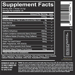 Supplement Facts label for RedCon1 Total War Pre-Workout Strawberry Kiwi