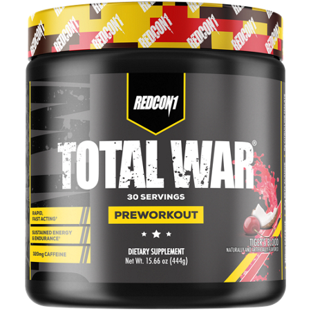 RedCon1 Total War Pre-Workout Tiger's Blood container front