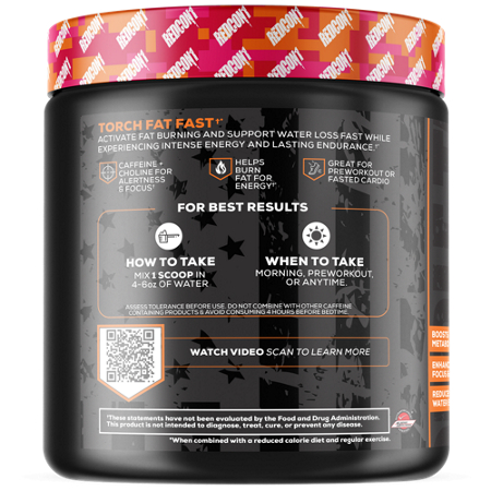 Double Tap Fat Burner Support Strawberry Mango by RedCon1 view 4