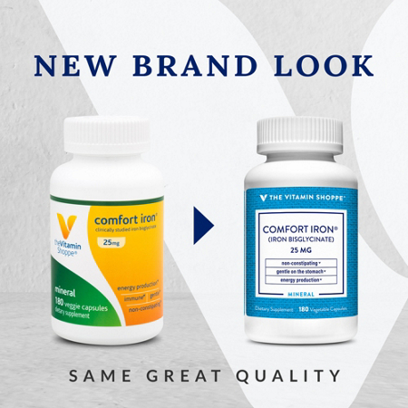 The Vitamin Shoppe Comfort Iron capsules 25 MG view