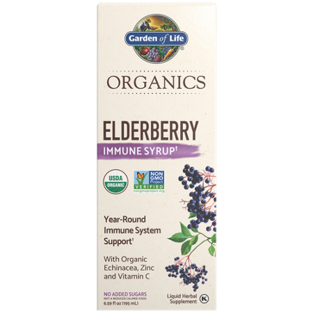 Garden of Life Organics Elderberry Immune Syrup box view 2