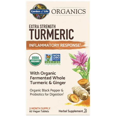 Garden of Life Organics Extra Strength Turmeric box view 2