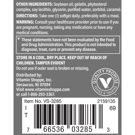 The Vitamin Shoppe Ultimate Prostate Directions