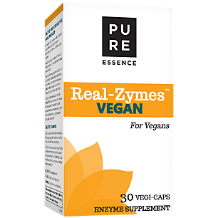RealZymes™ VEGAN Diet Digestive Enzymes Supplement with Probiotics for Better Digestion Natural Support for Relief of Bloating, Gas, Belching, Diarrhea, Constip 