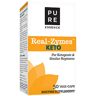 RealZymes Keto Diet Digestive Enzymes Supplement with Probiotics for Better Digestion Natural Support for Relief of Bloating, Gas, Belching, Diarrhea, Constipat 