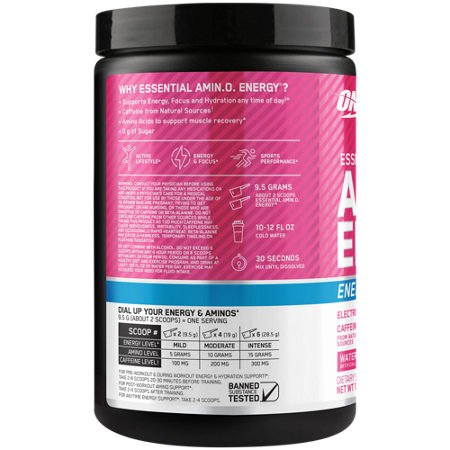 Optimum Nutrition Essential Amino Energy Electrolytes Watermelon Splash view 4