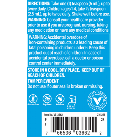 Liquid Iron Directions: Blackberry Vanilla Flavor