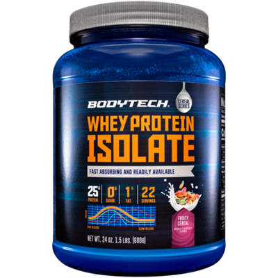 Whey Protein Isolate Powder - Fruity Cereal (1.5 lbs./22 Servings)