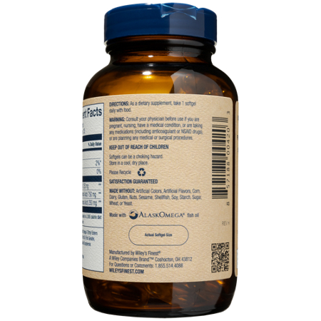Wileys Finest Wild Alaskan Fish Oil Peak EPA softgels 1000 MG view 4