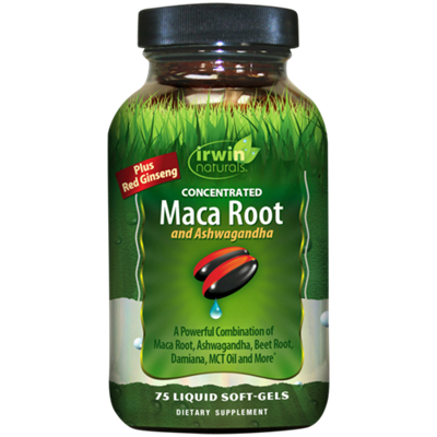 Concentrated Maca Root & Ashwagandha Plus Red Ginseng (75 Liquid Softgels)