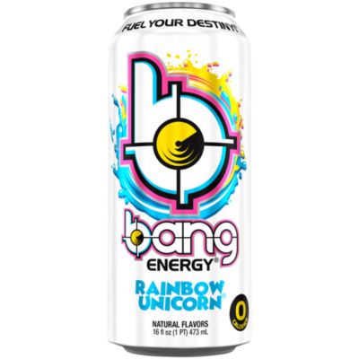 Bang Energy Drink with CoQ10 & Creatine - Rainbow Unicorn ...
