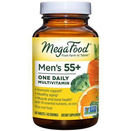 Megafood Daily Multivitamin for Men Over 55 tablets front