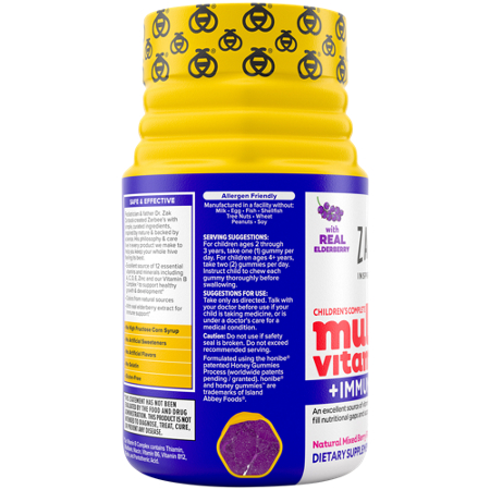 Zarbees Kids Multivitamin Immune Gummies, Mixed Berry