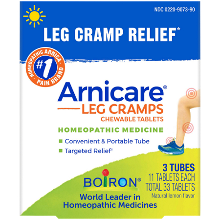Arnicare Leg Cramps Homeopathic Medicine box front