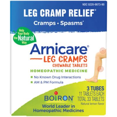 Arnicare Leg Cramps - Homeopathic Medicine for Leg Cramps and Spasms (33 Tablets)