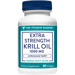 The Vitamin Shoppe Extra Strength Krill Oil softgels 1000 MG bottle front