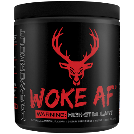 Woke AF High-Stimulant Pre-Workout container front